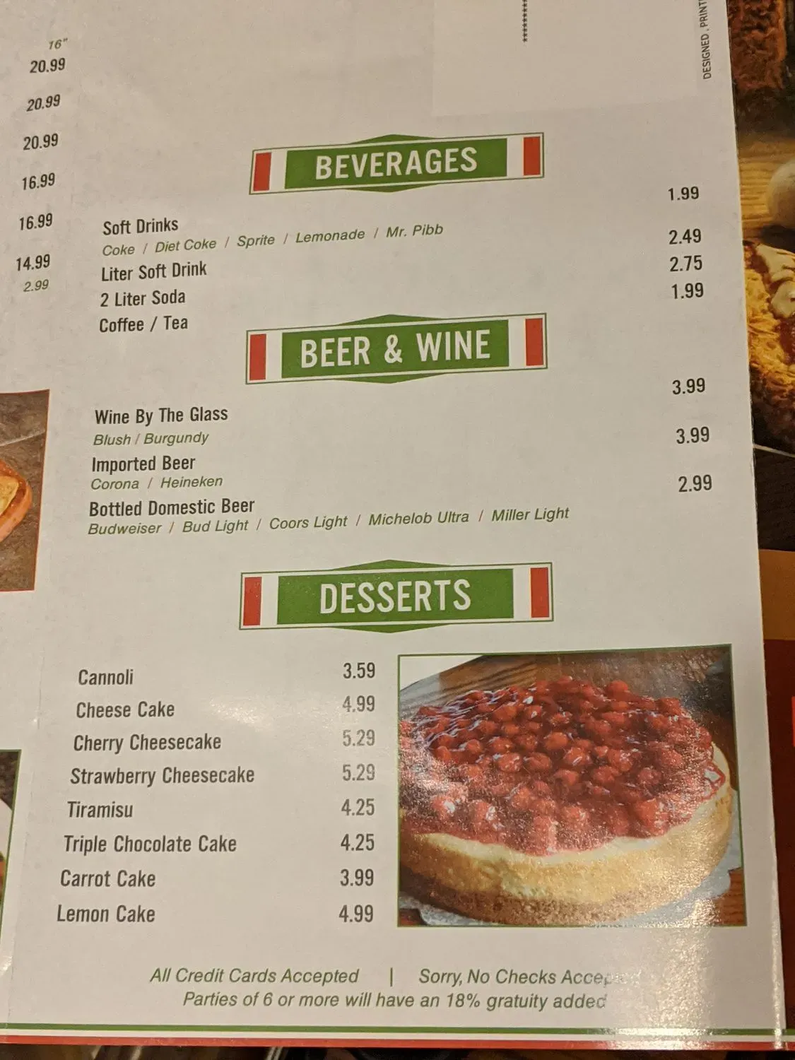 Menu 2