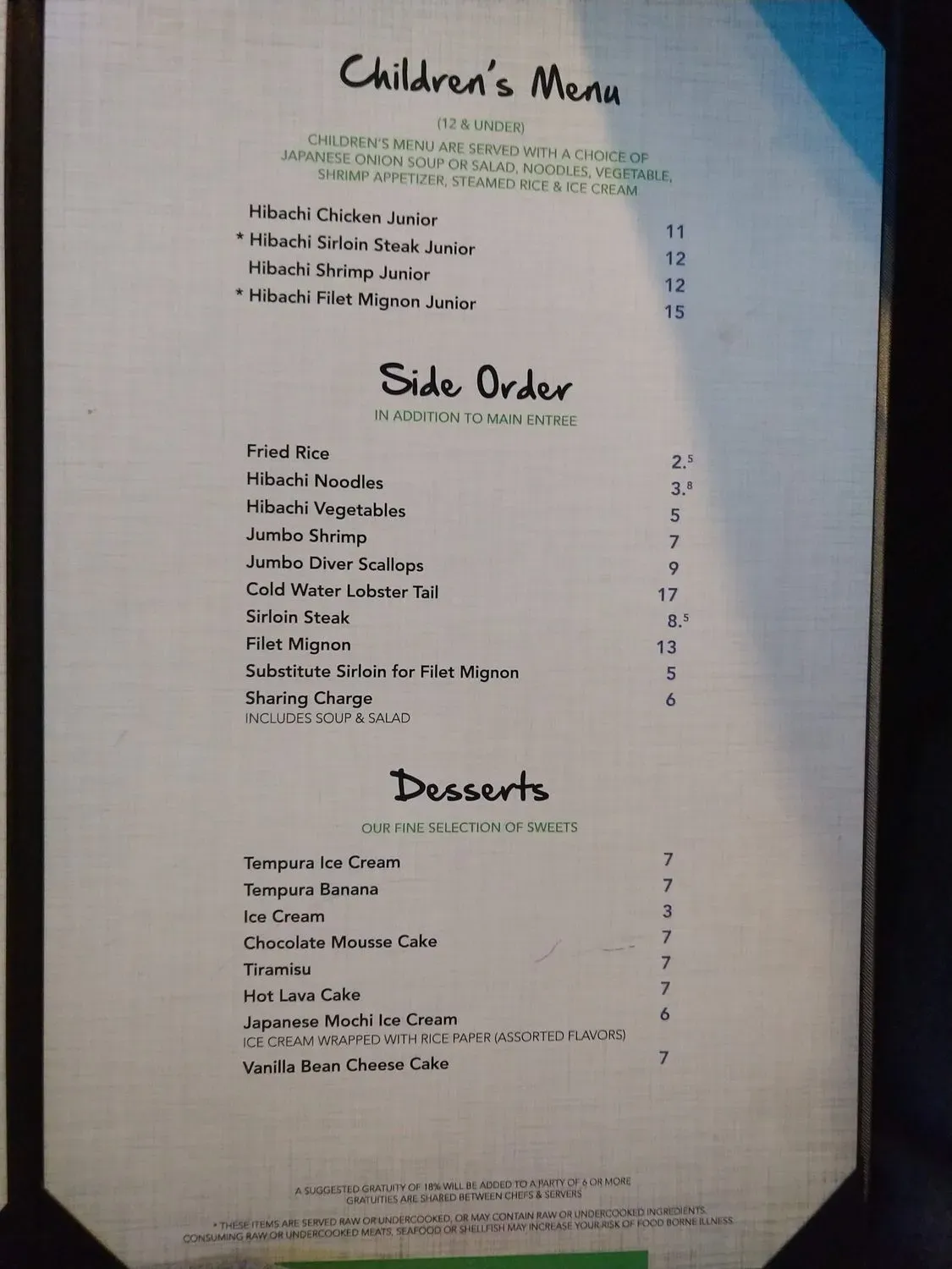 Menu 6