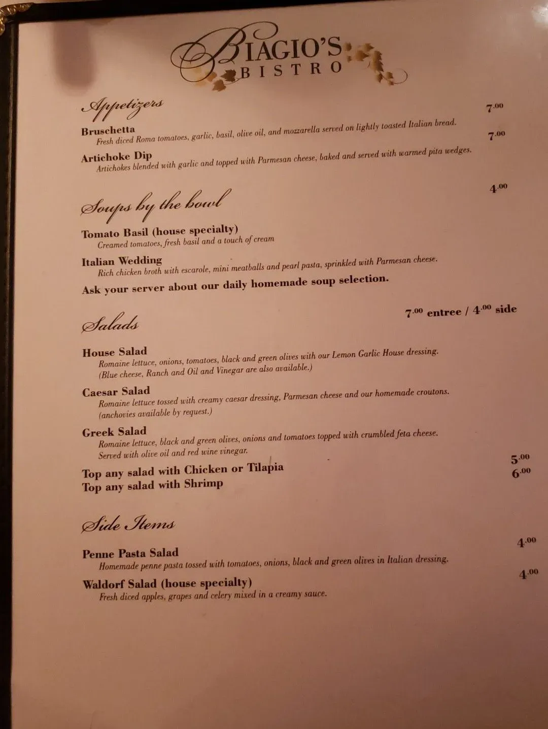 Menu 6