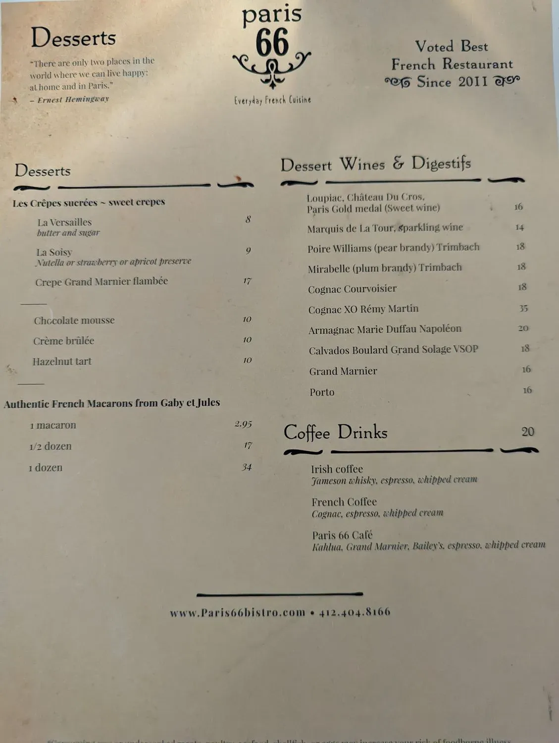 Menu 4