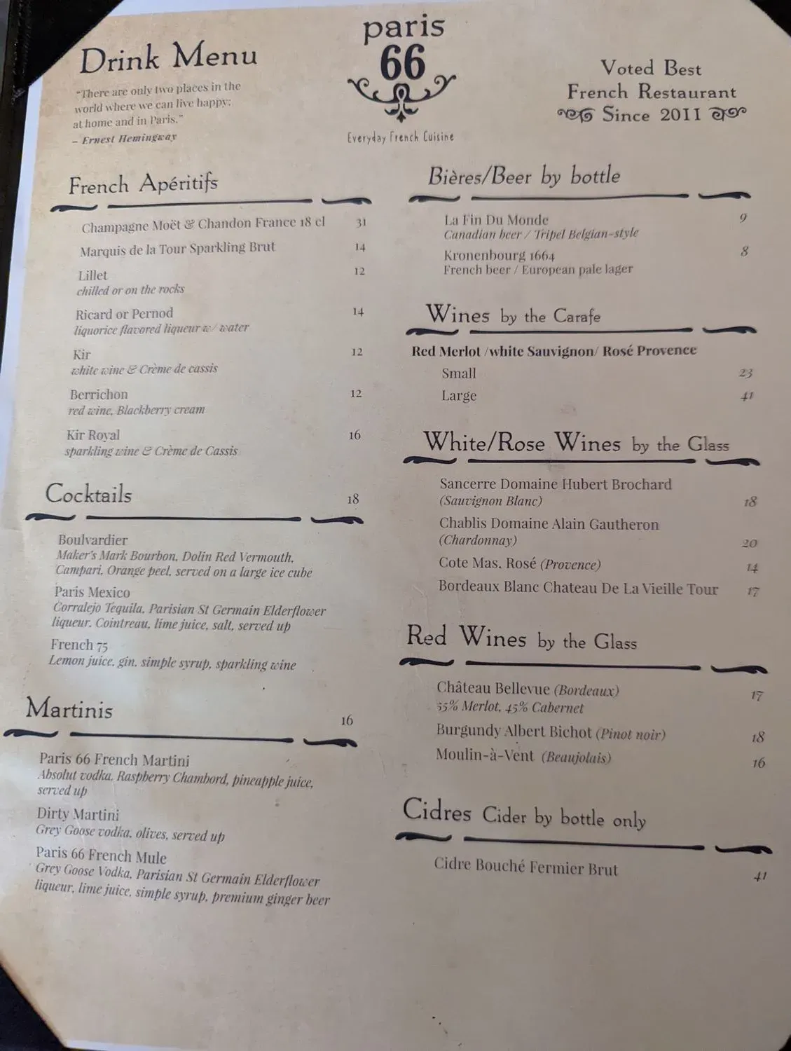 Menu 3