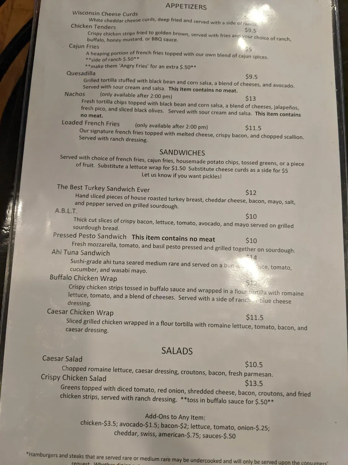 Menu 2