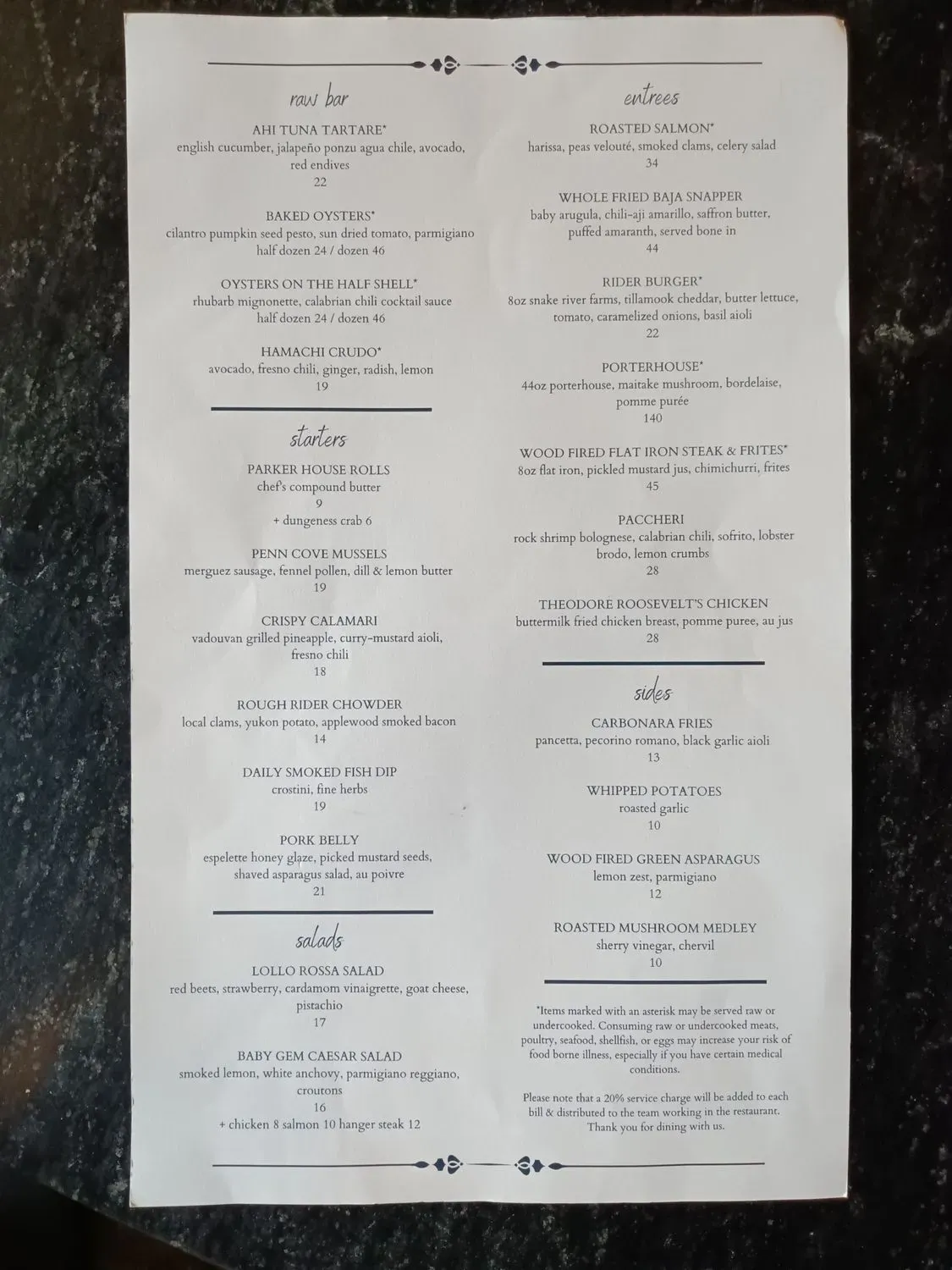 Menu 6