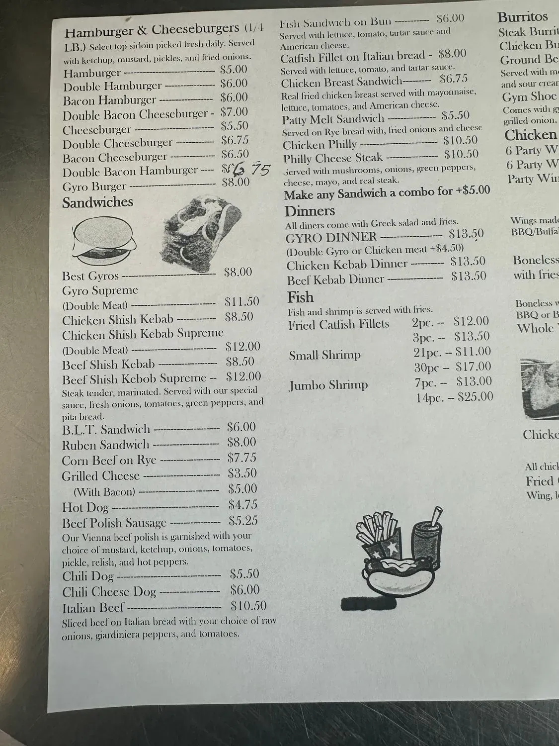 Menu 2