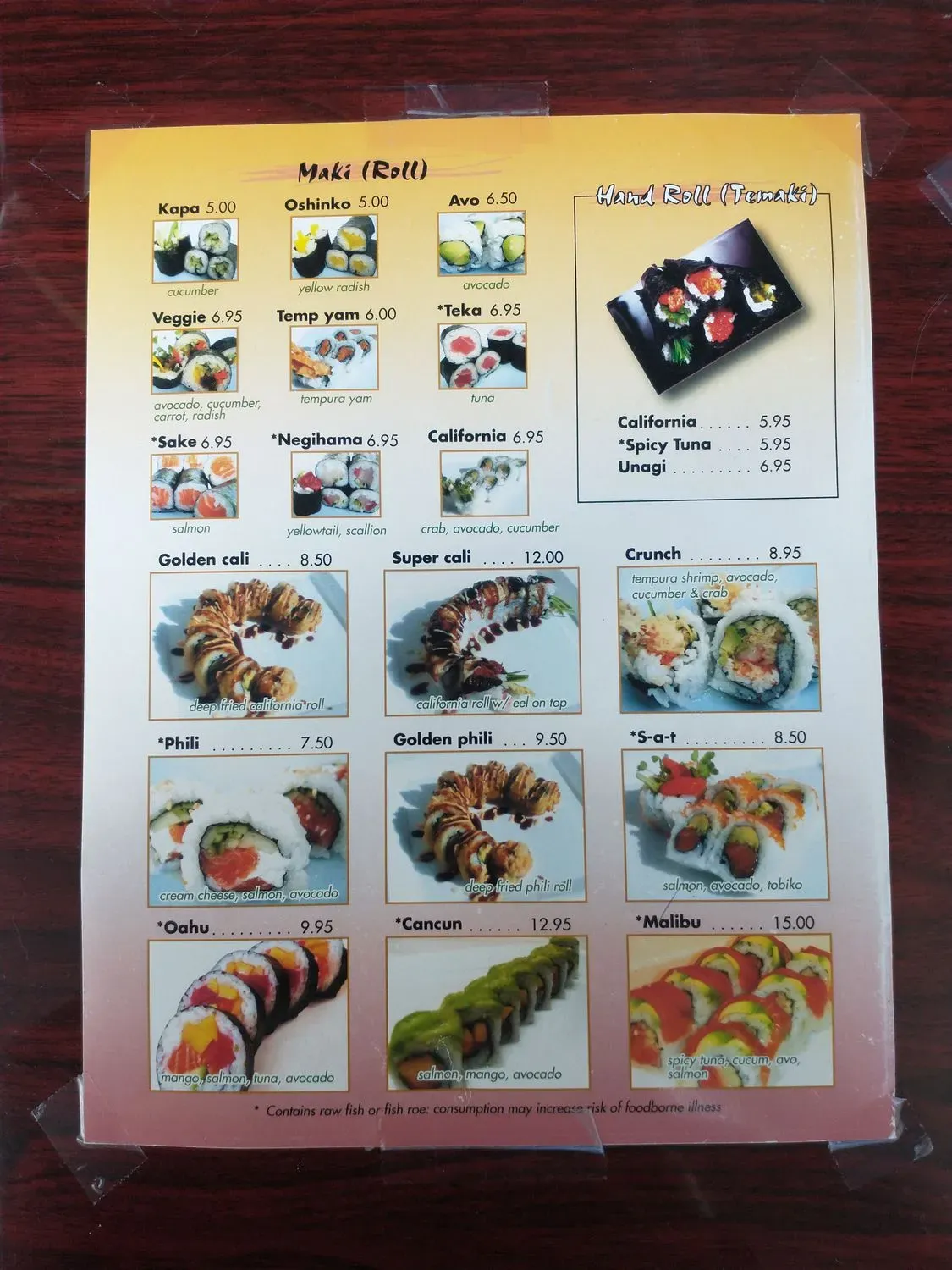 Menu 2