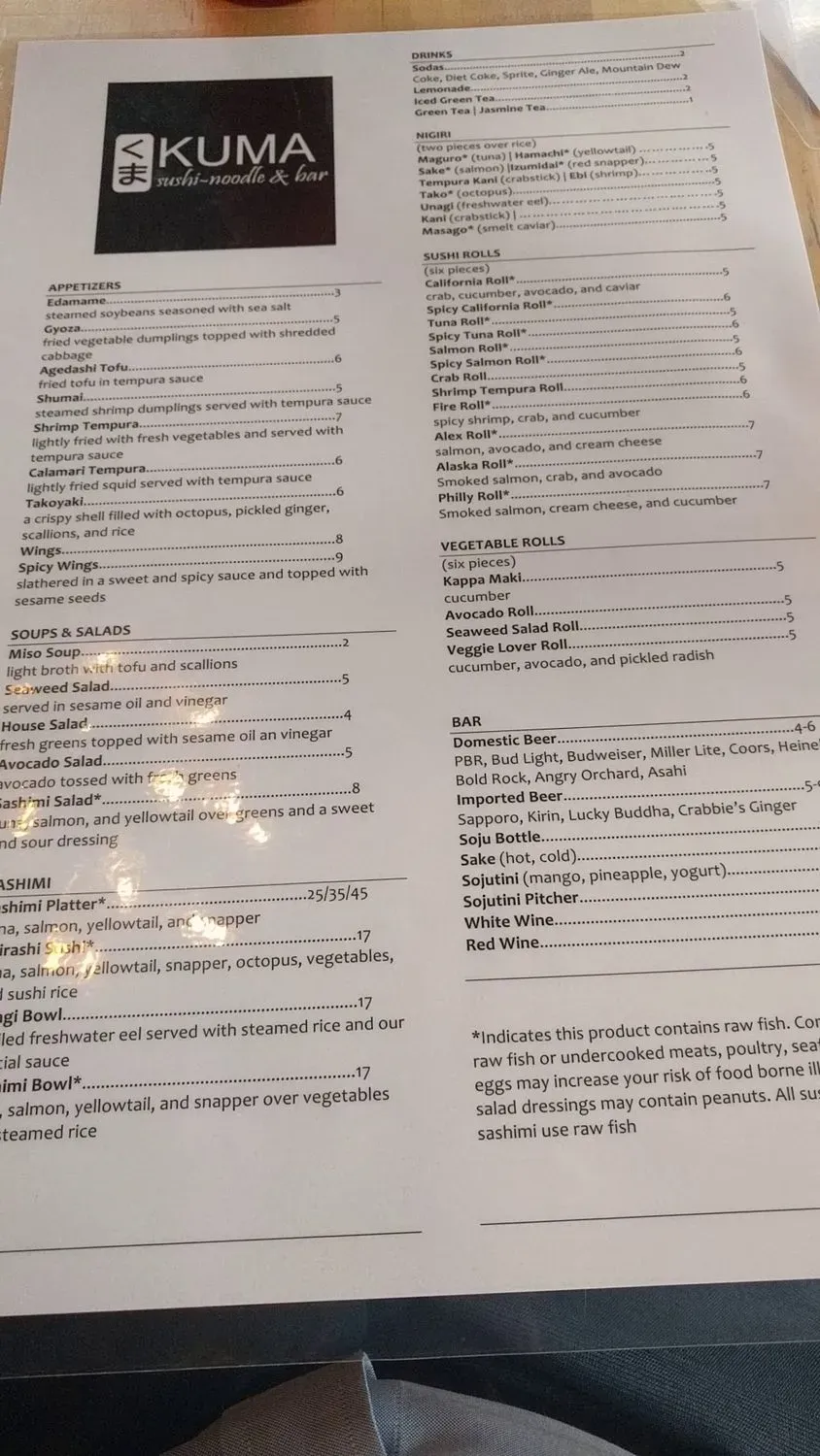 Menu 3