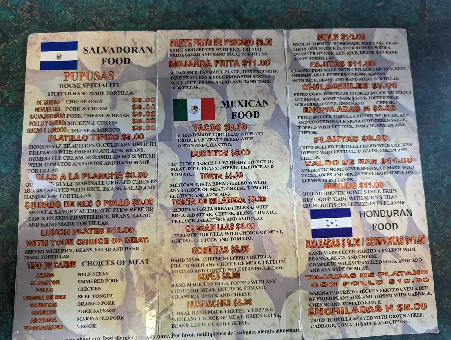 Menu 2