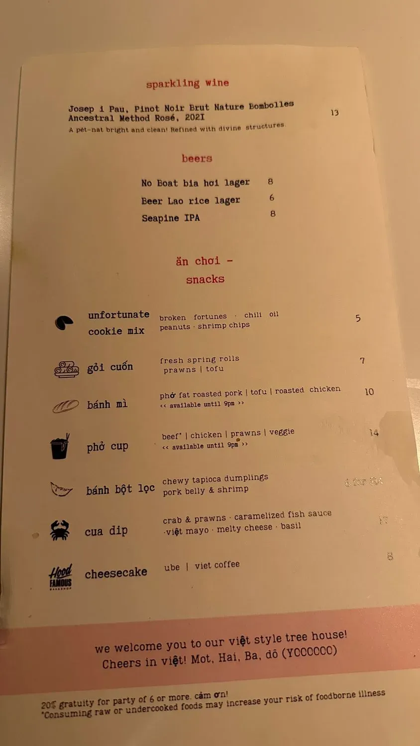 Menu 5