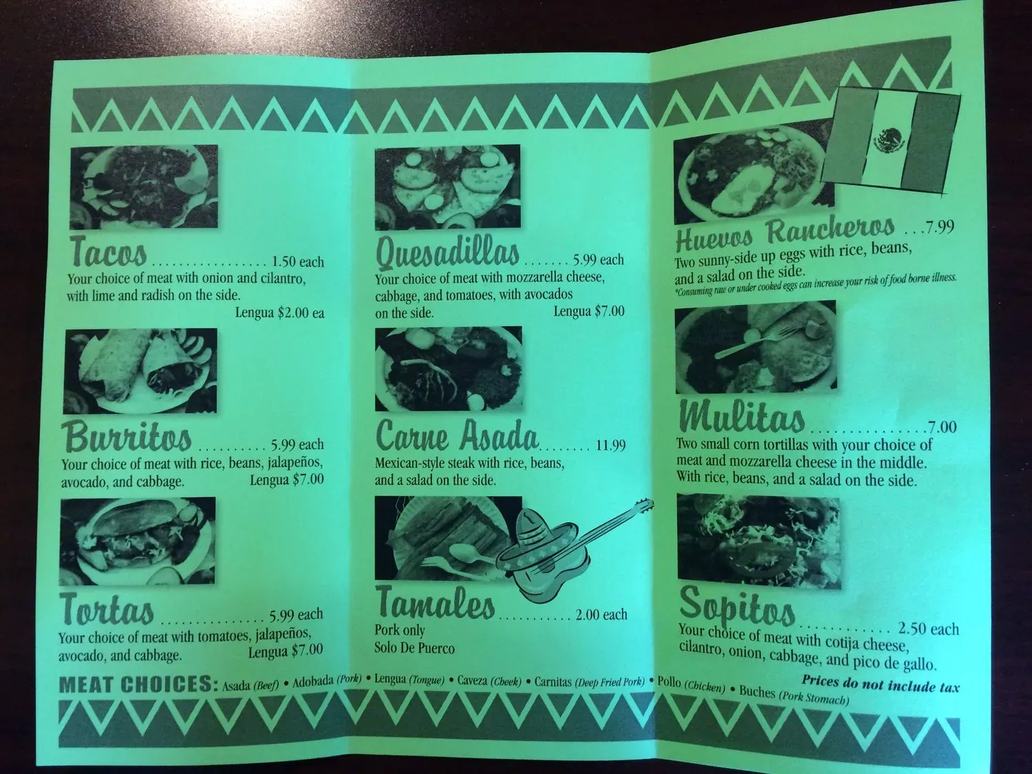 Menu 6