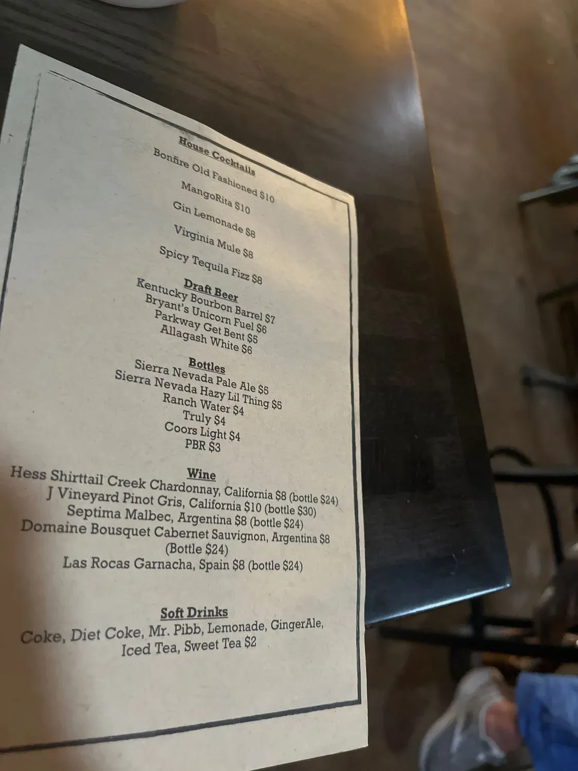 Menu 6