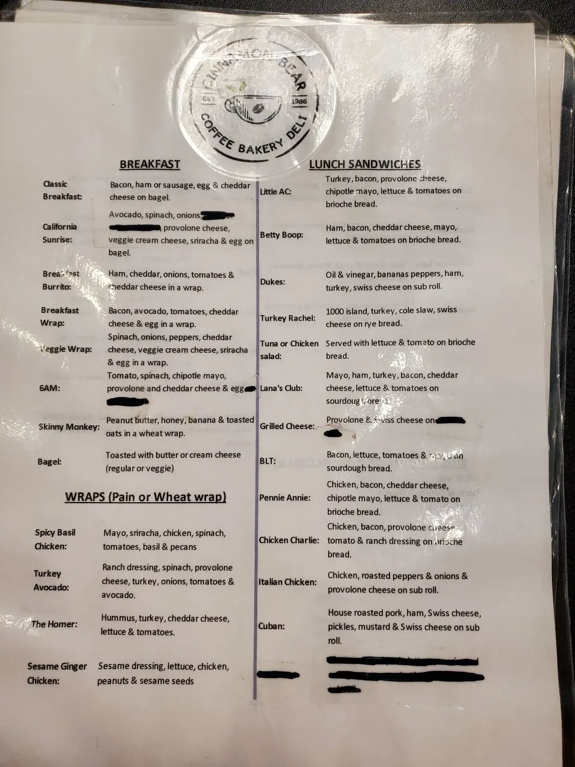 Menu 3