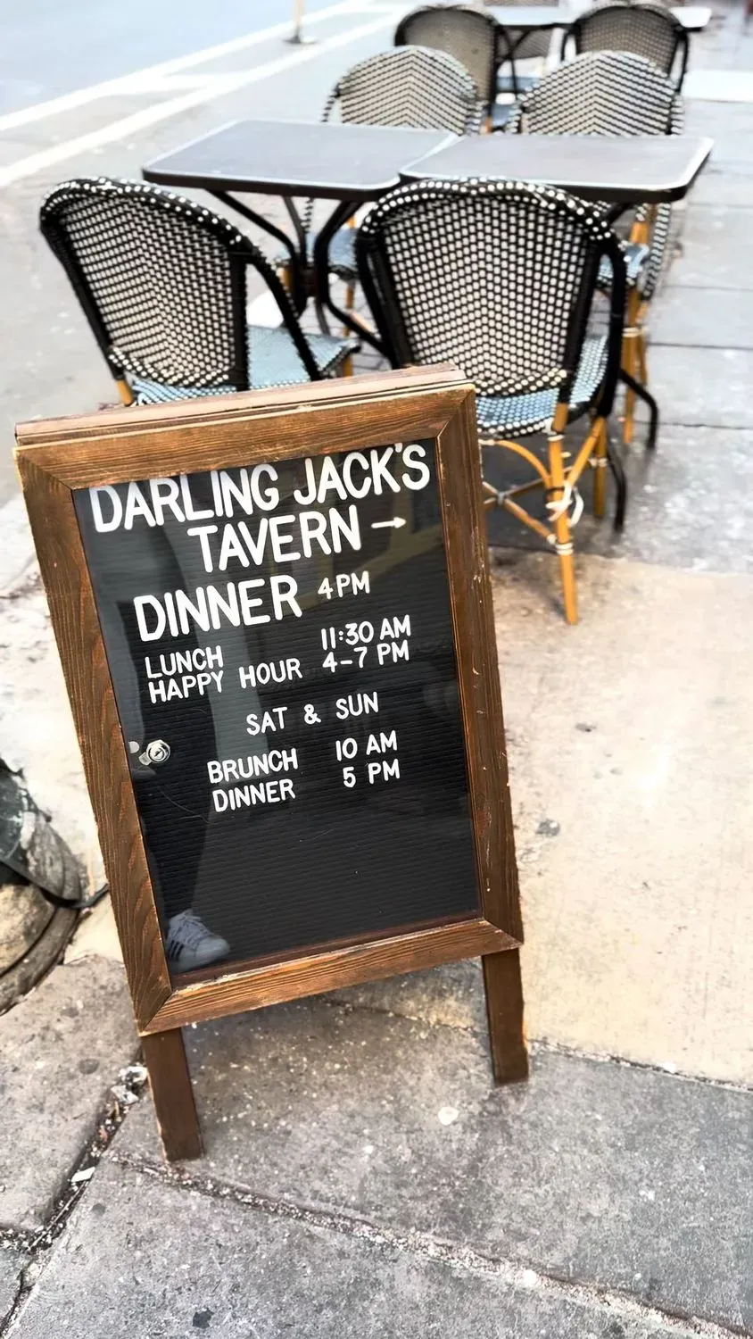 Darling Jack's Tavern Menu - Updated October 2025