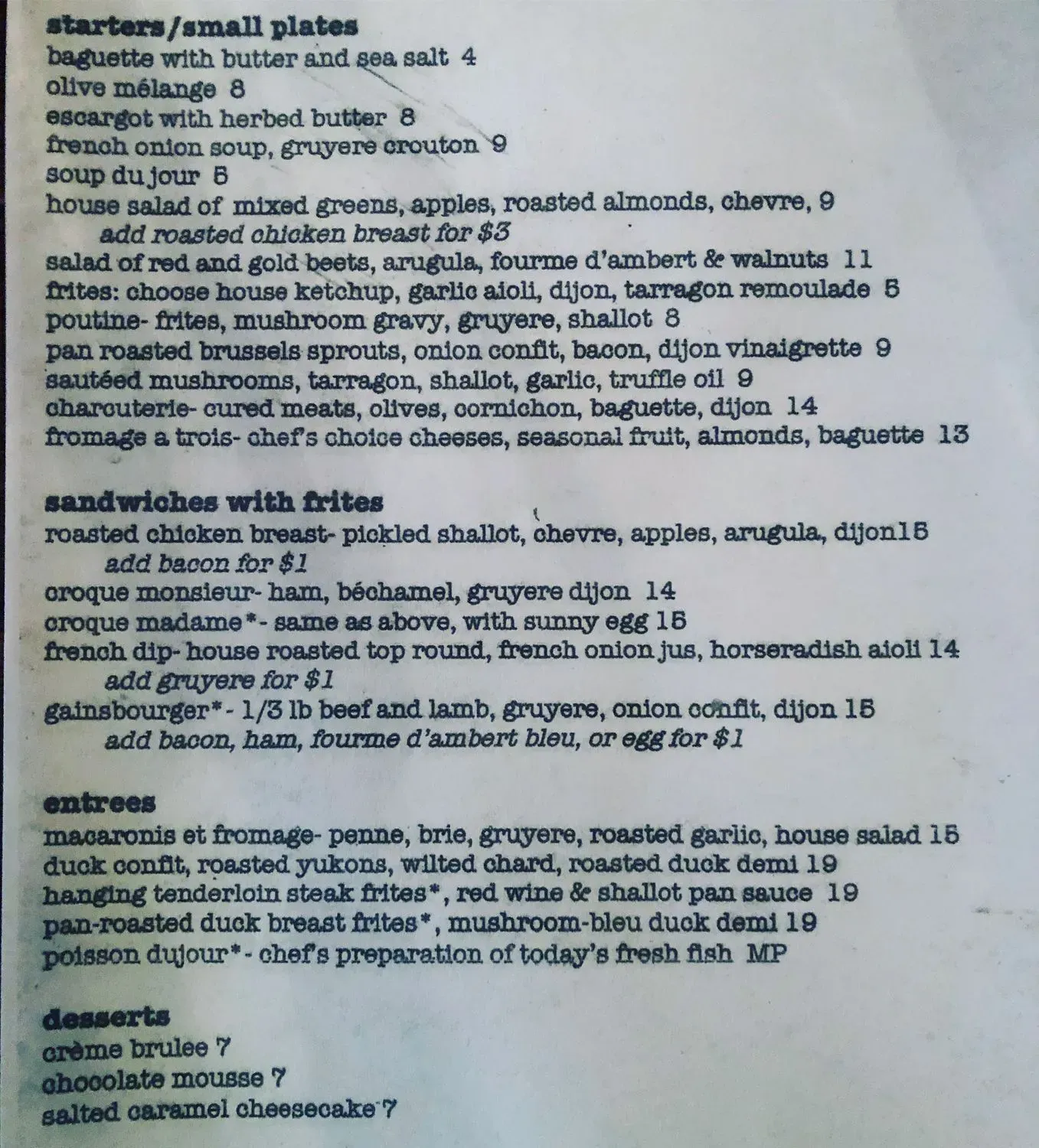 Menu 2