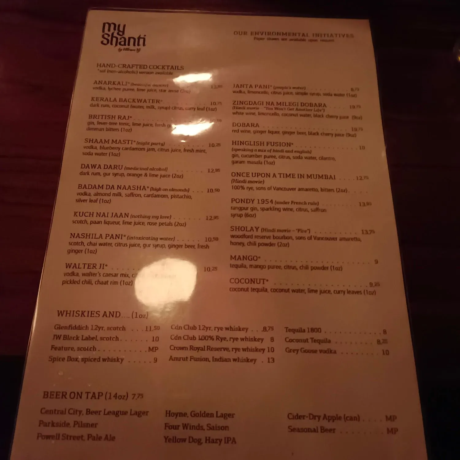 Menu 6