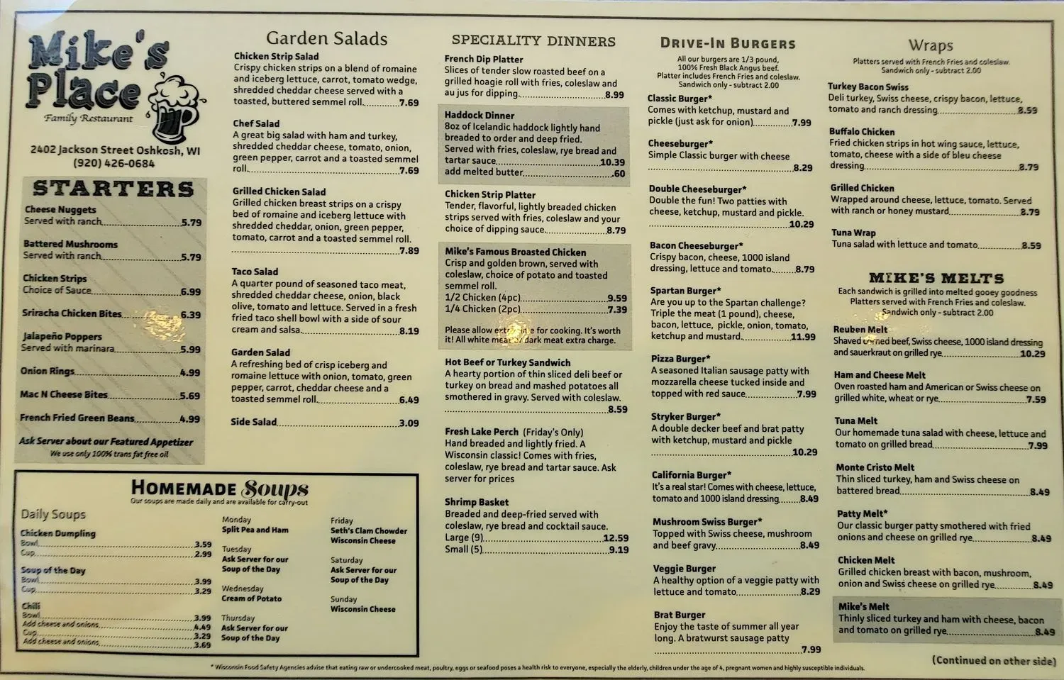 Menu 3