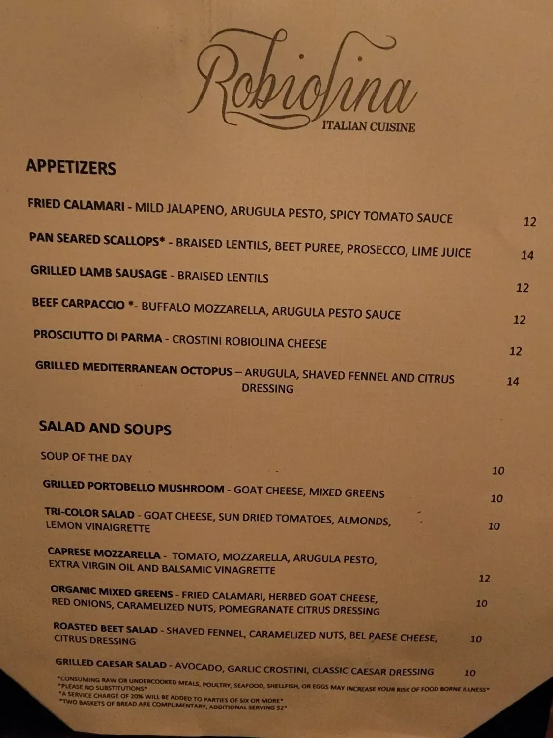 Menu 2