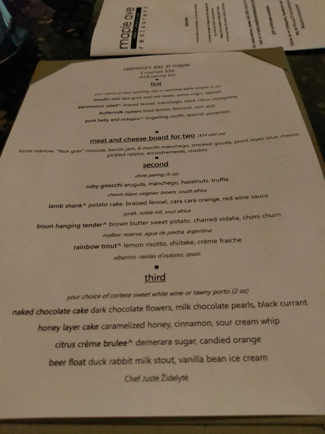 Menu 5