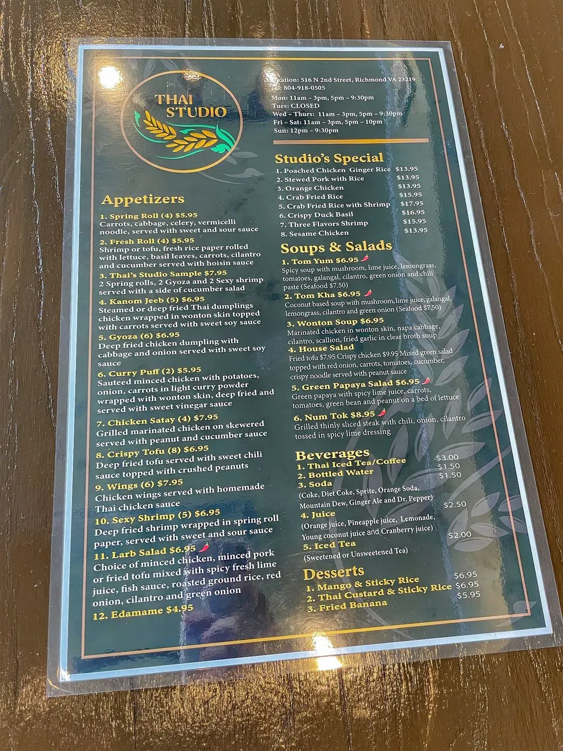 Menu 5