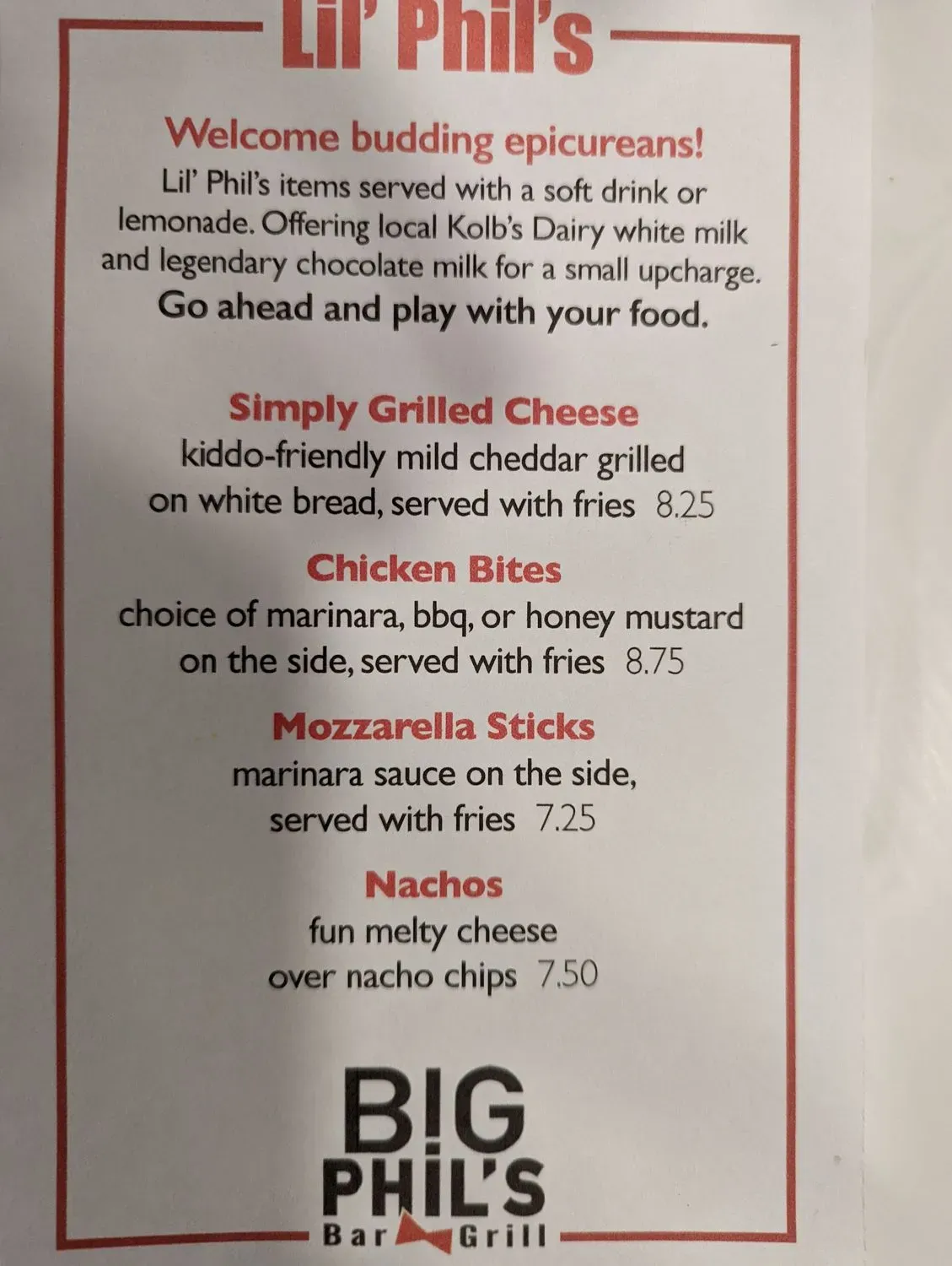 Menu 6