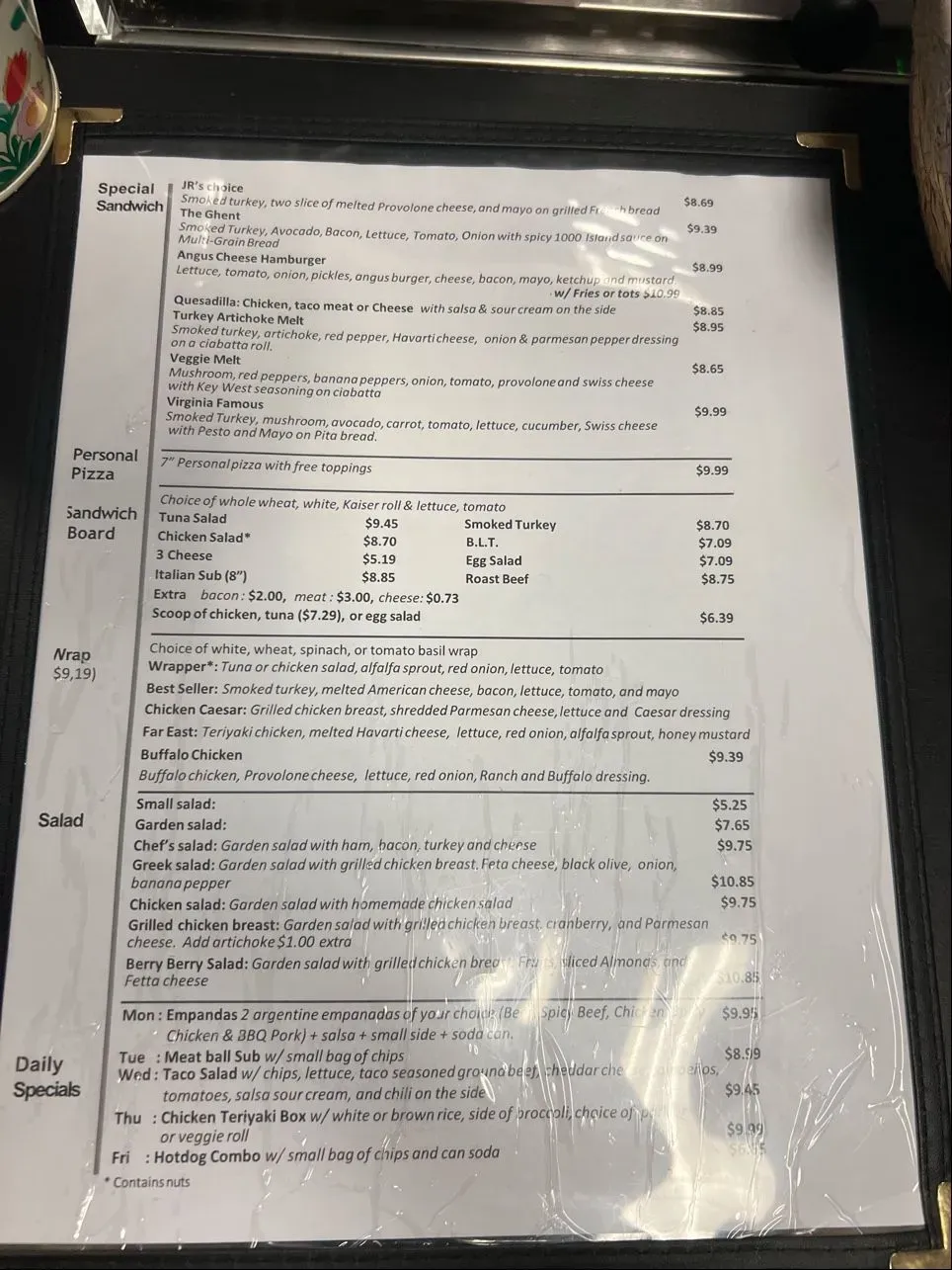 Menu 2