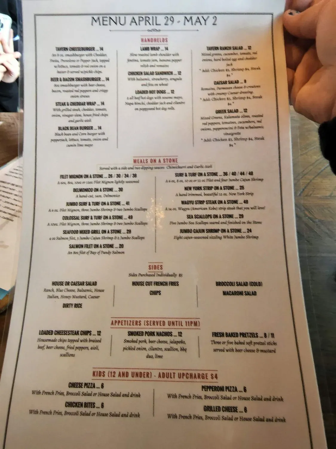 Menu 4