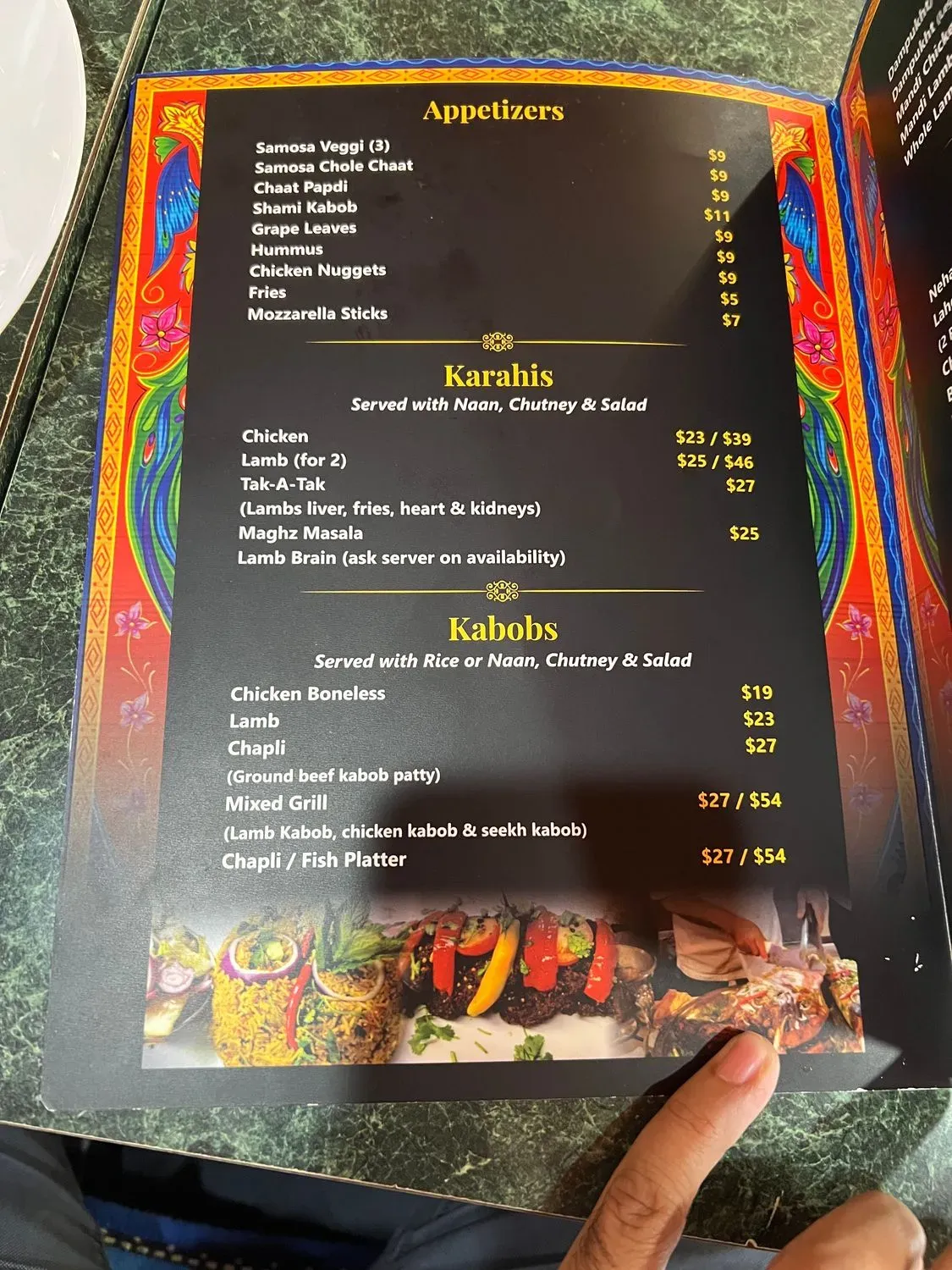 Menu 6