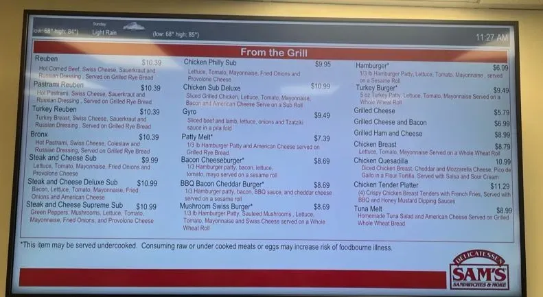 Menu 2