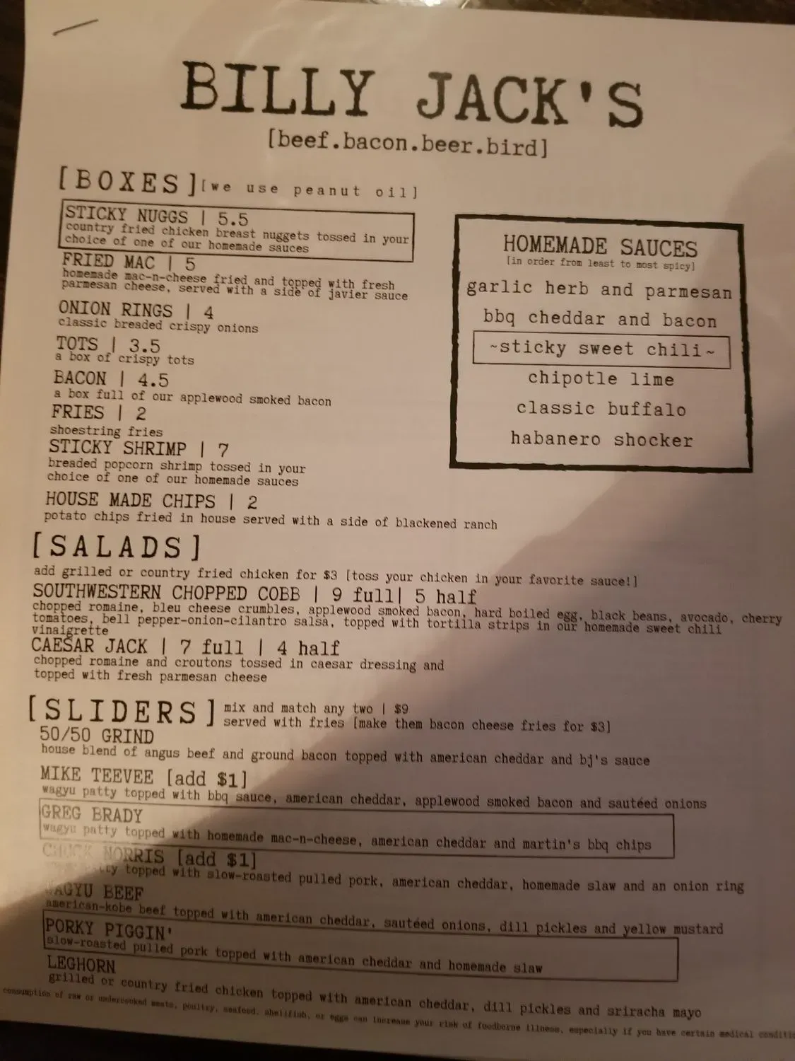 Menu 3