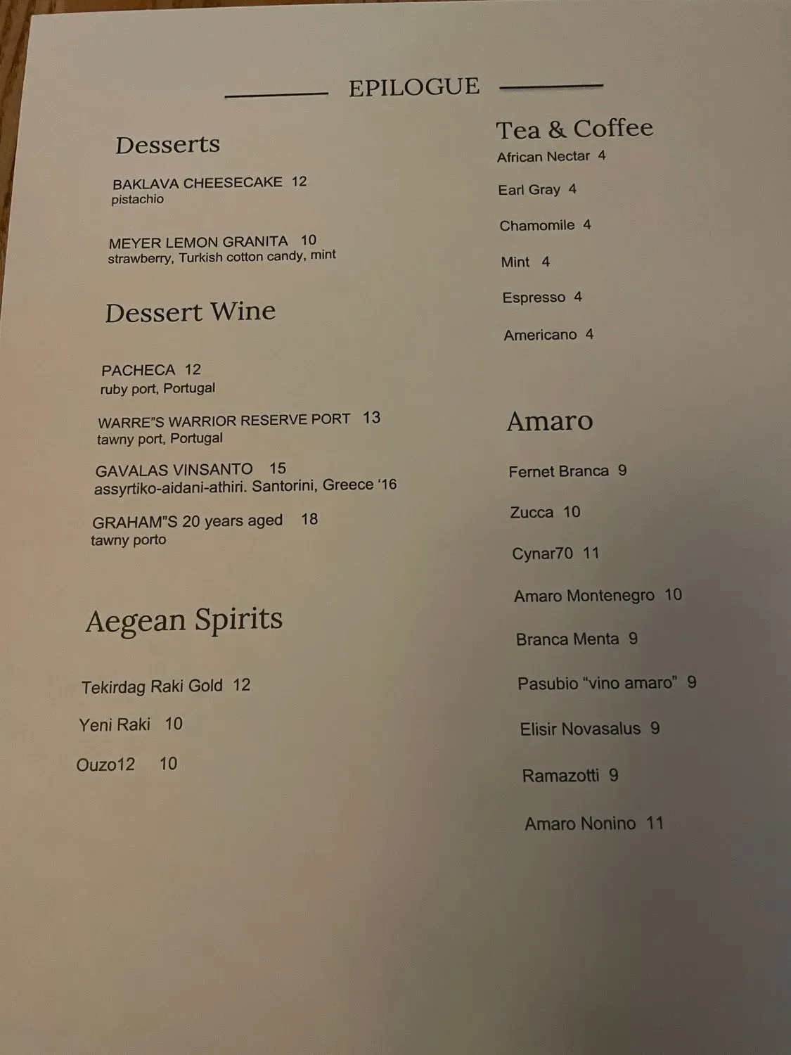 Menu 2