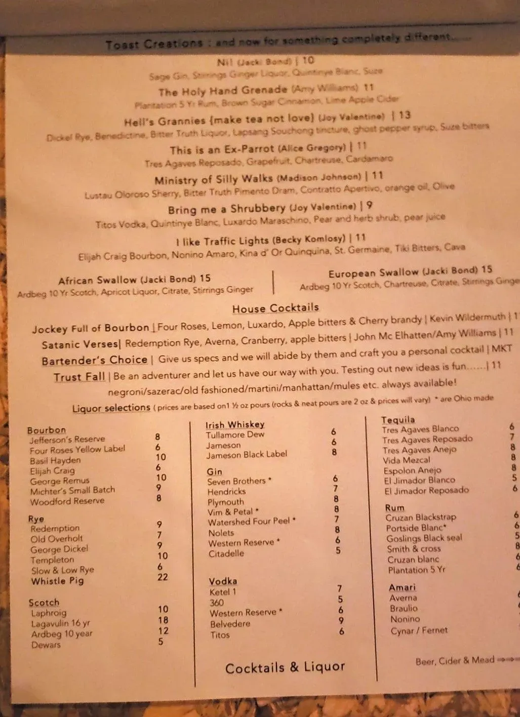 Menu 3