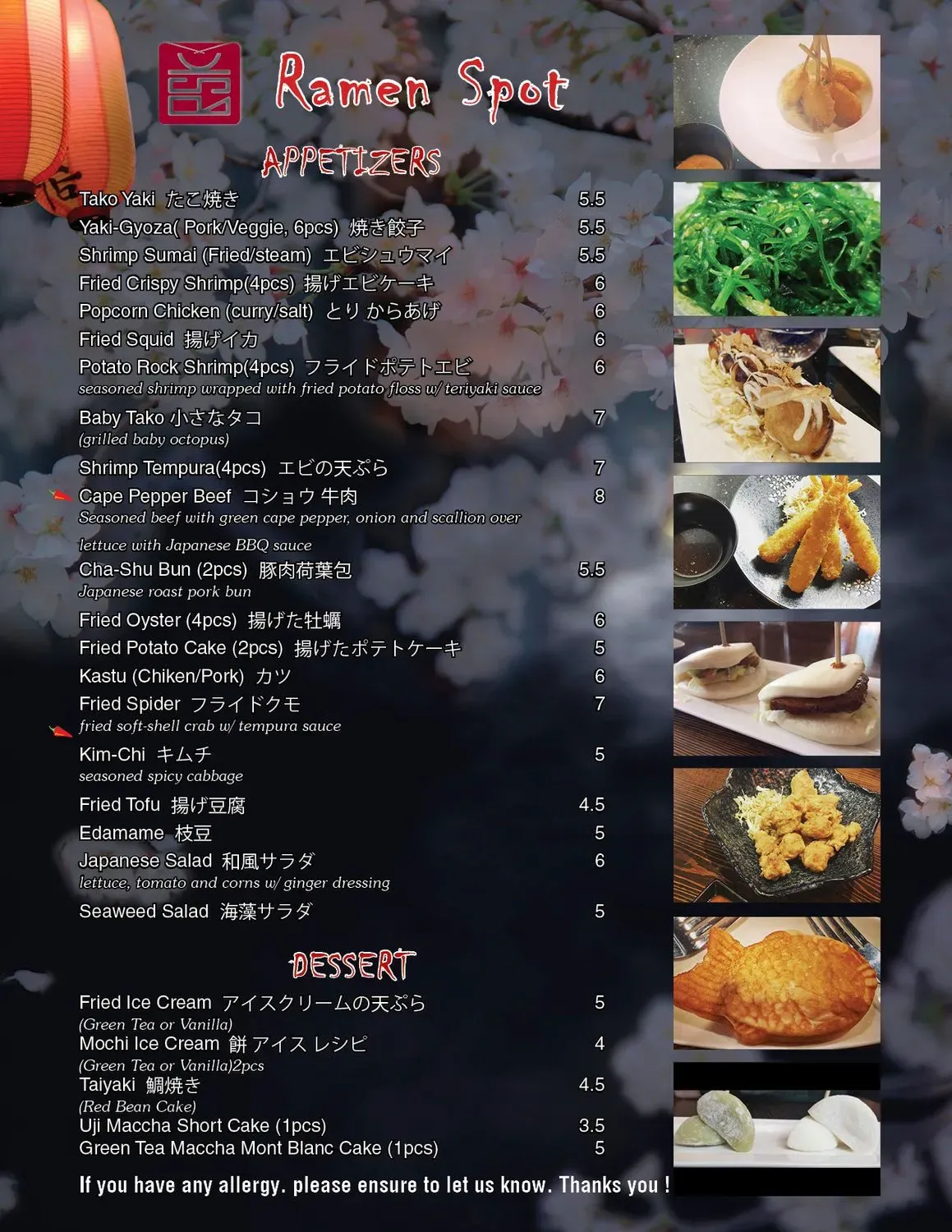 Menu 6