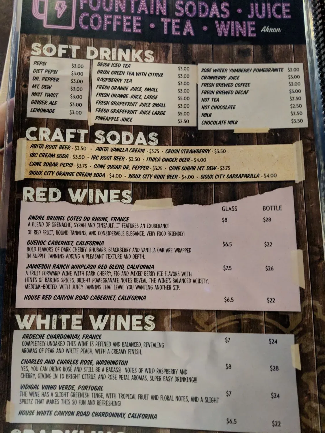 Menu 5