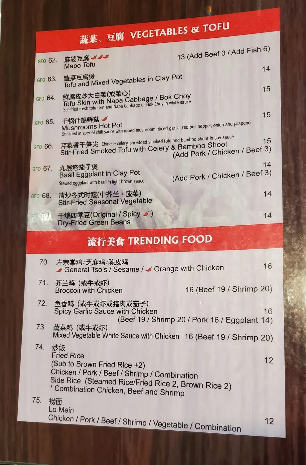 Menu 6