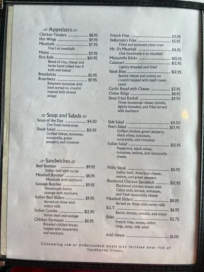 Menu 3