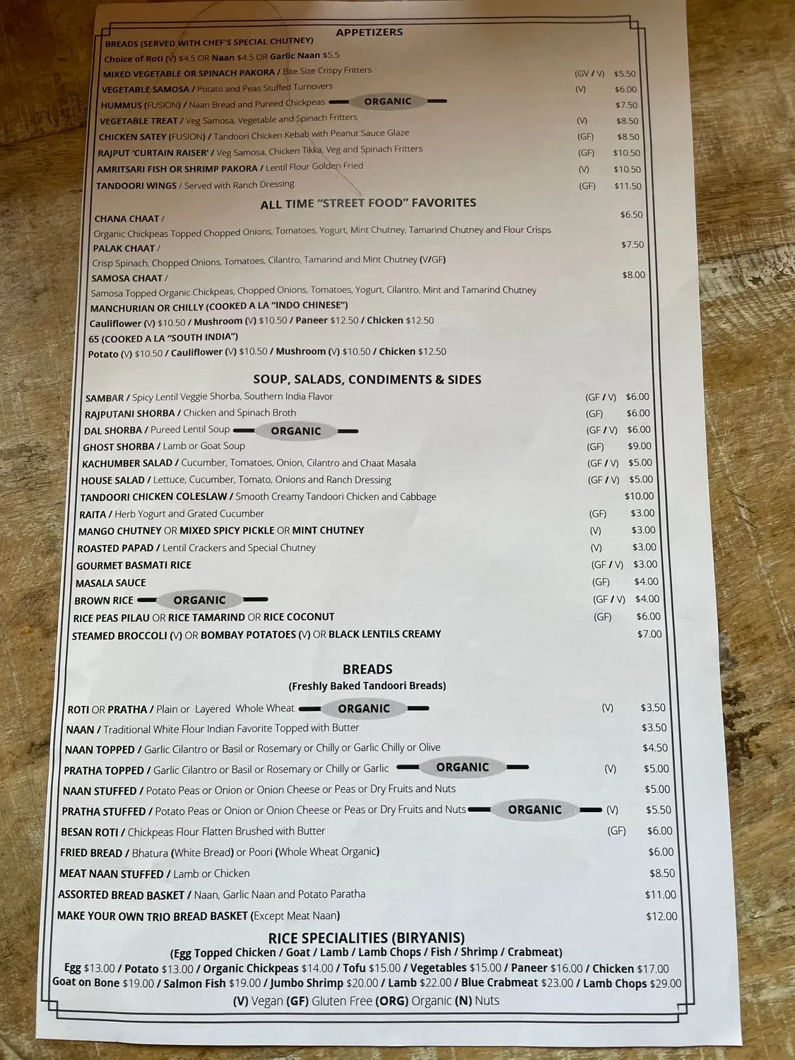 Menu 4