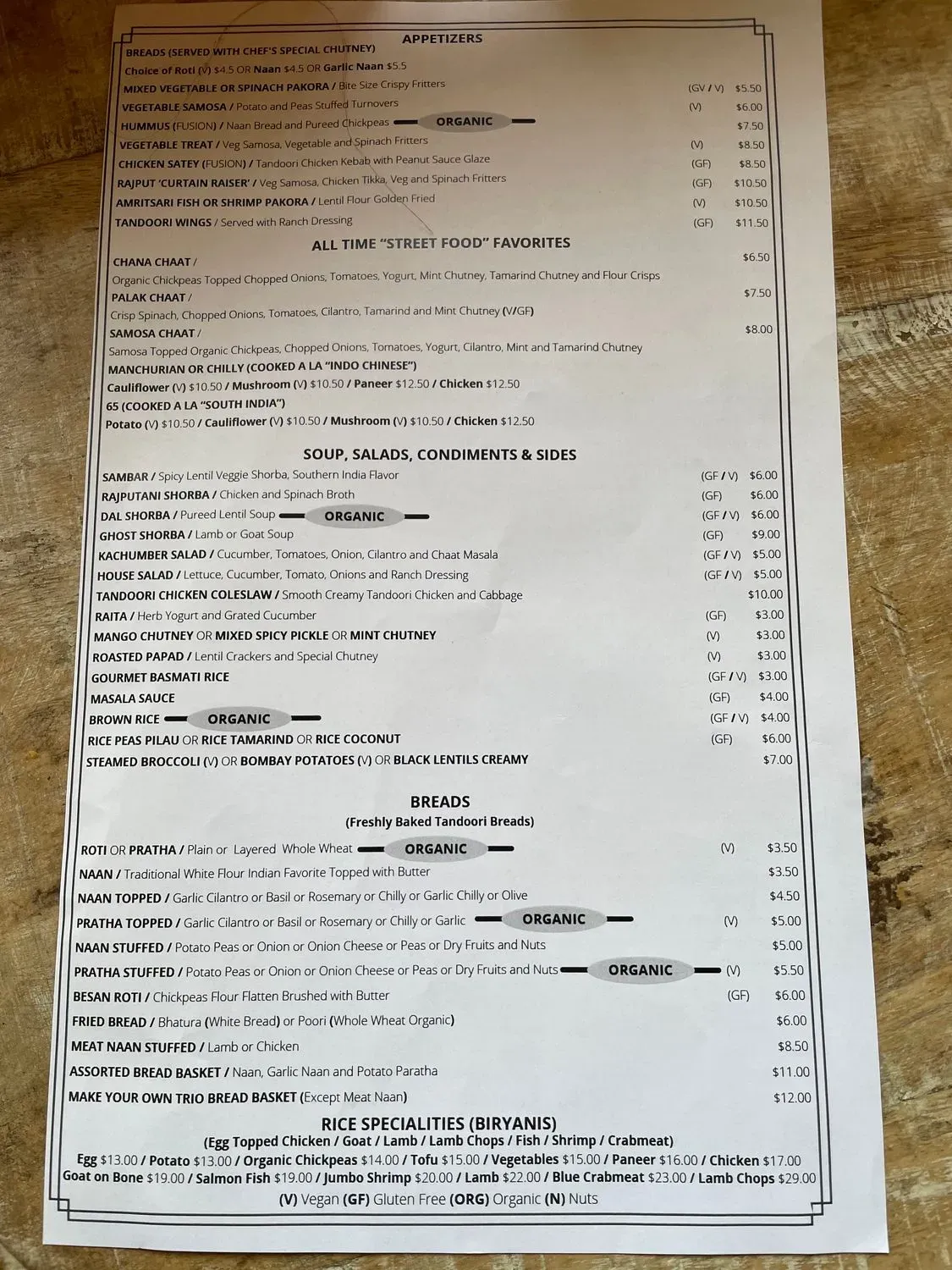 Menu 6