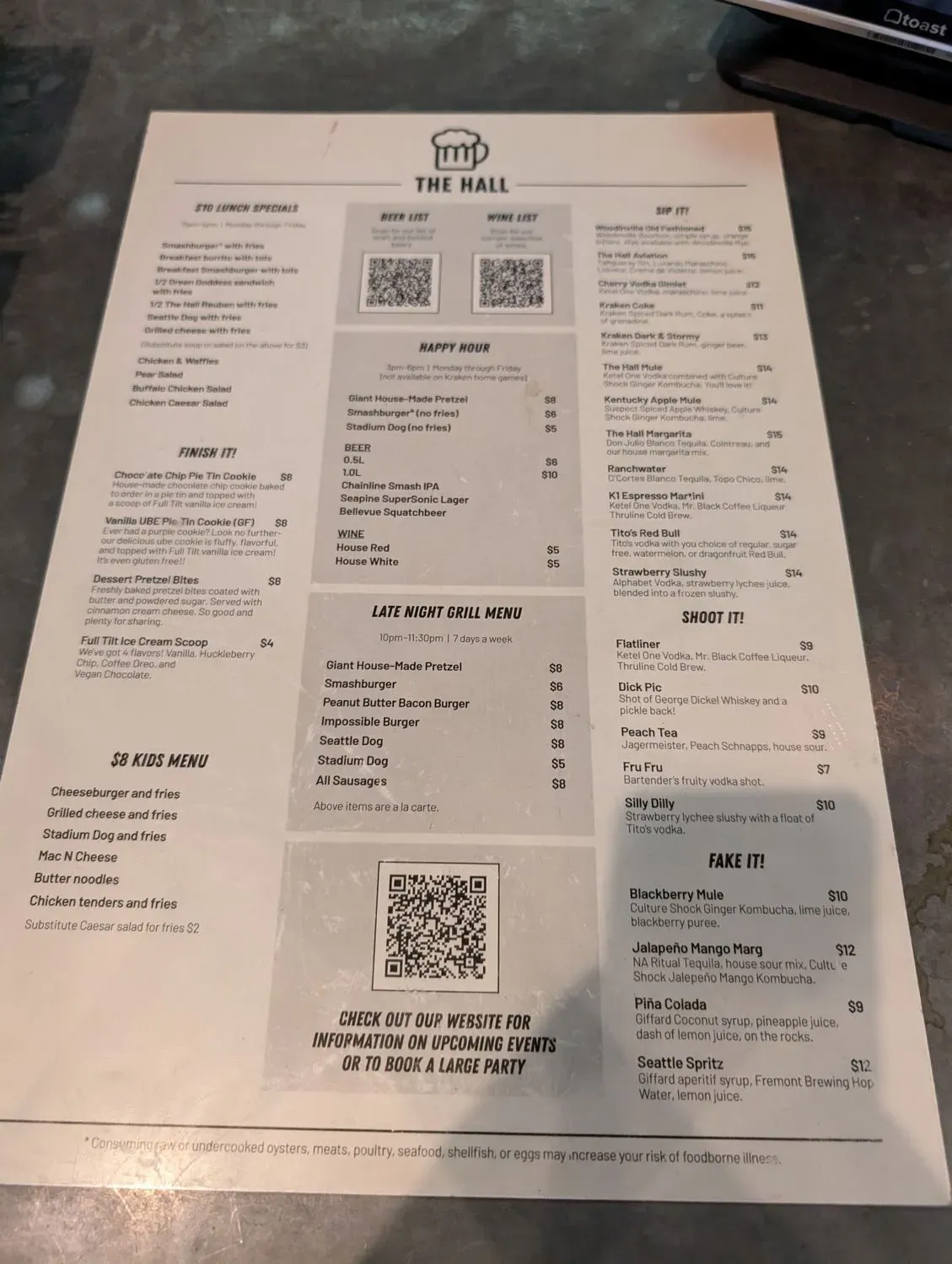 Menu 6