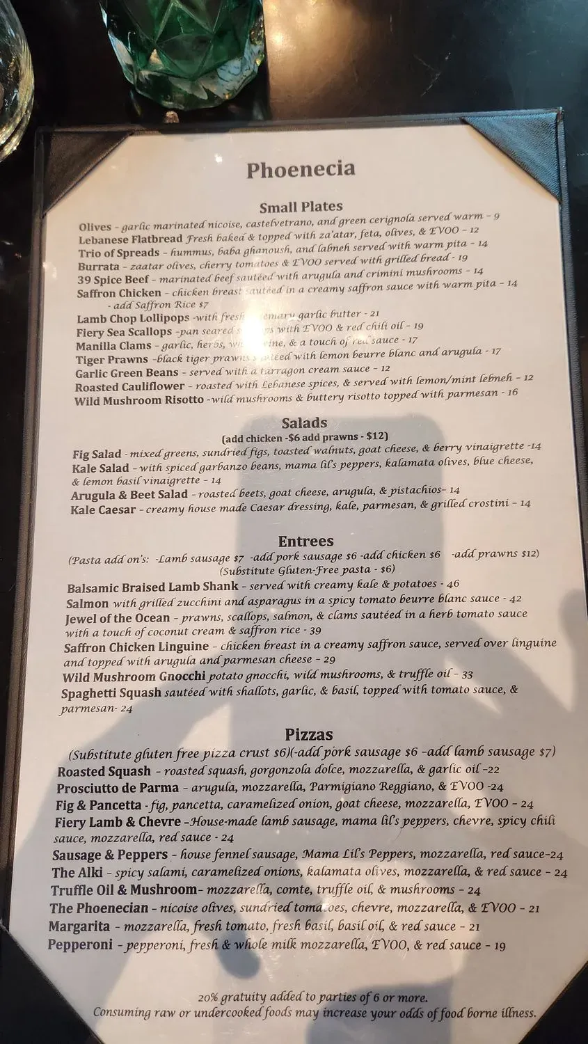 Menu 5