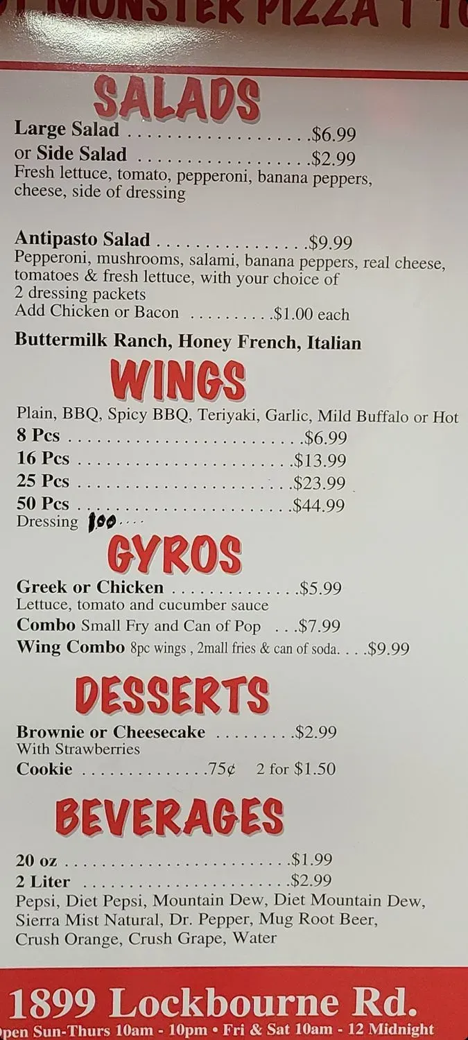 Menu 6