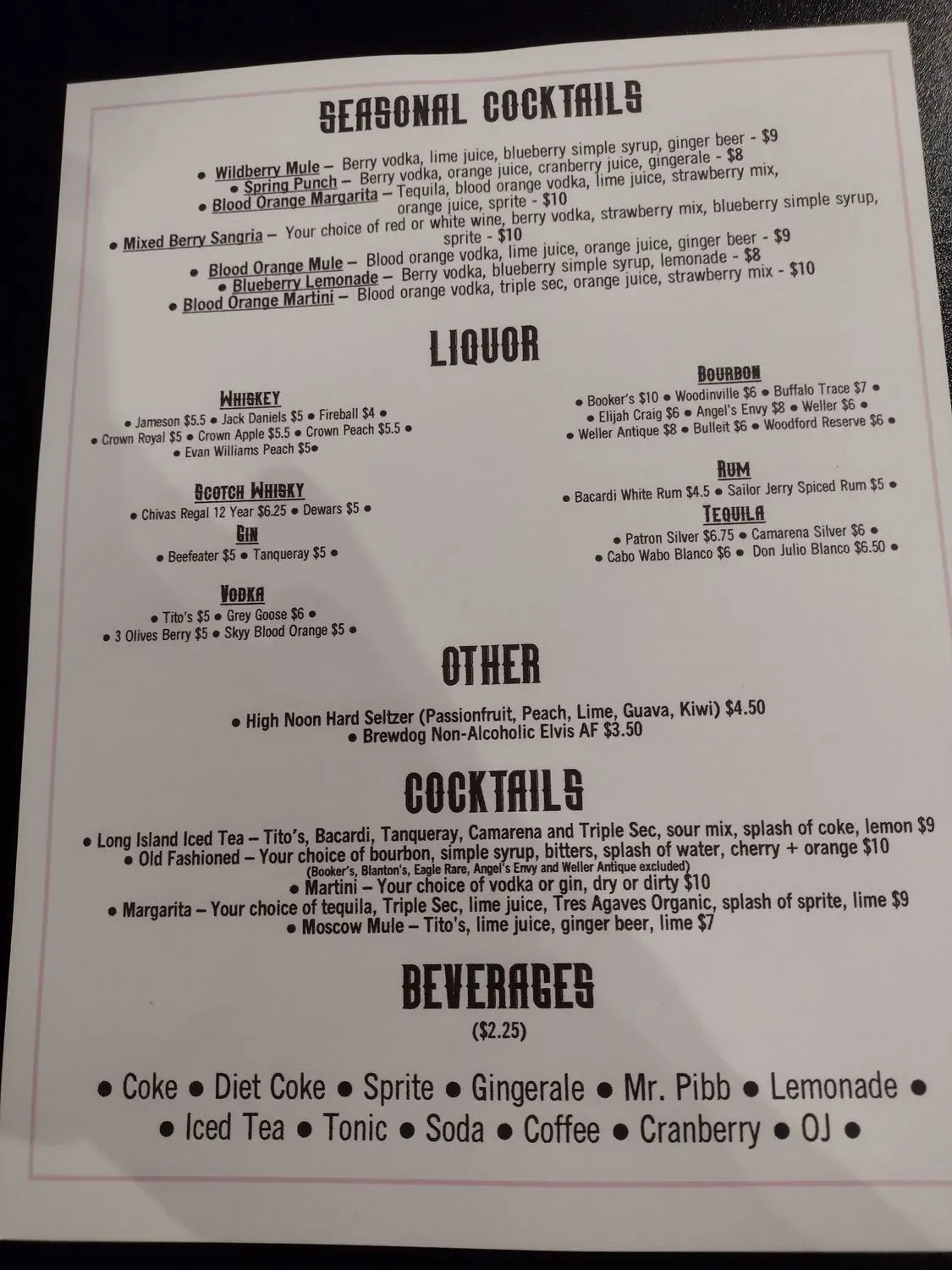 Menu 6