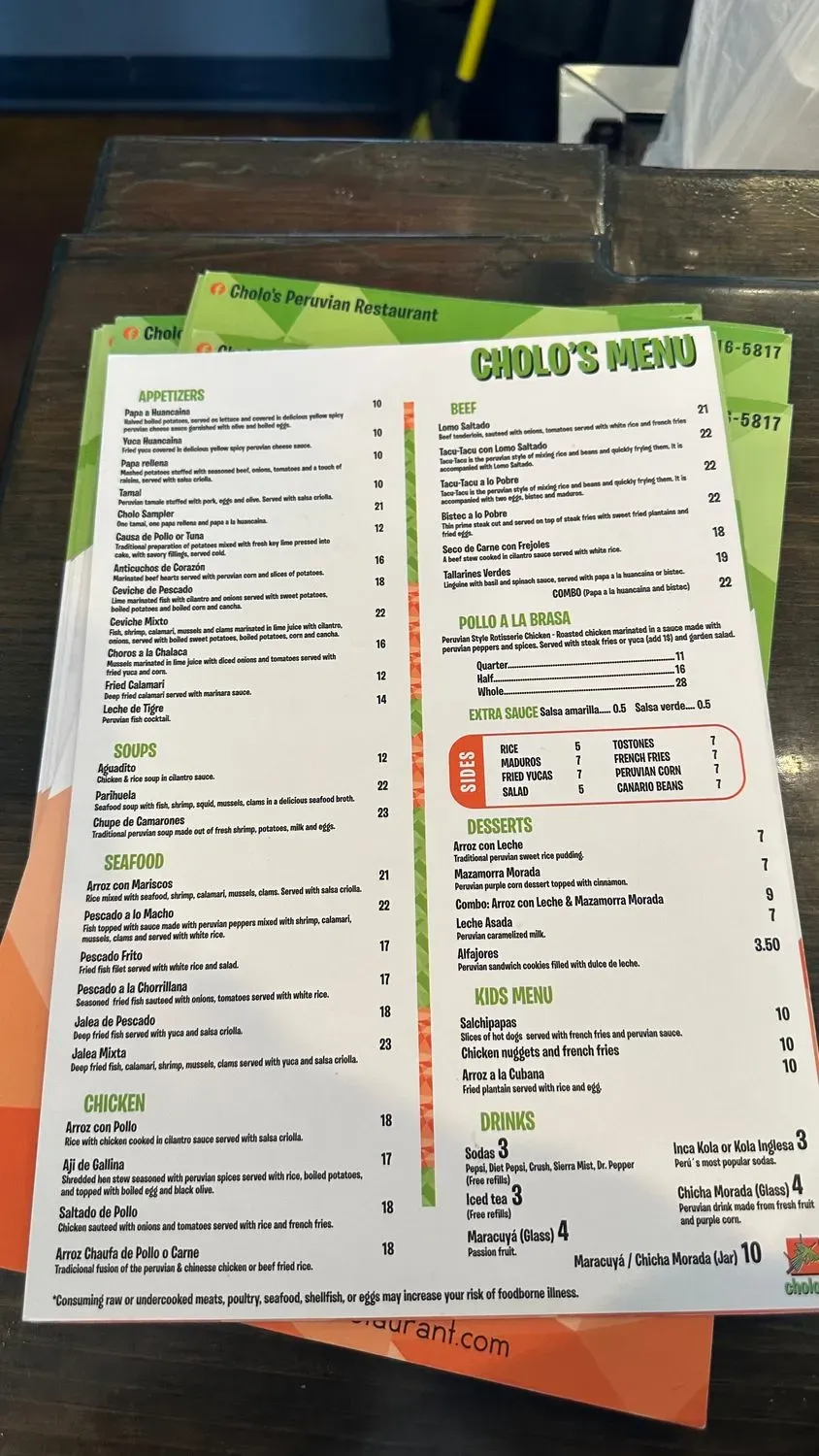 Menu 2