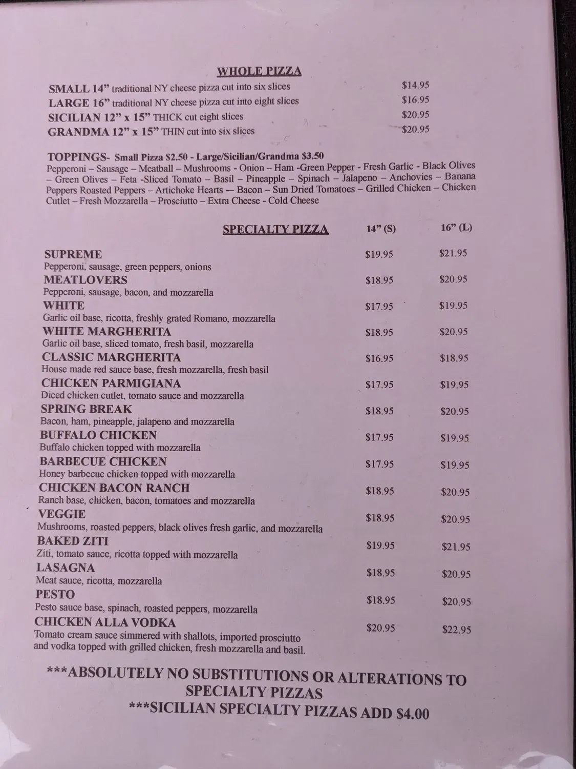 Menu 6