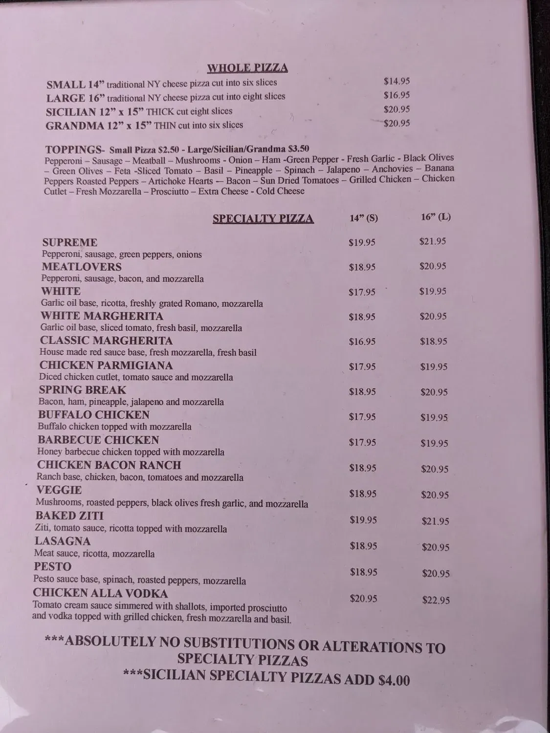 Menu 6