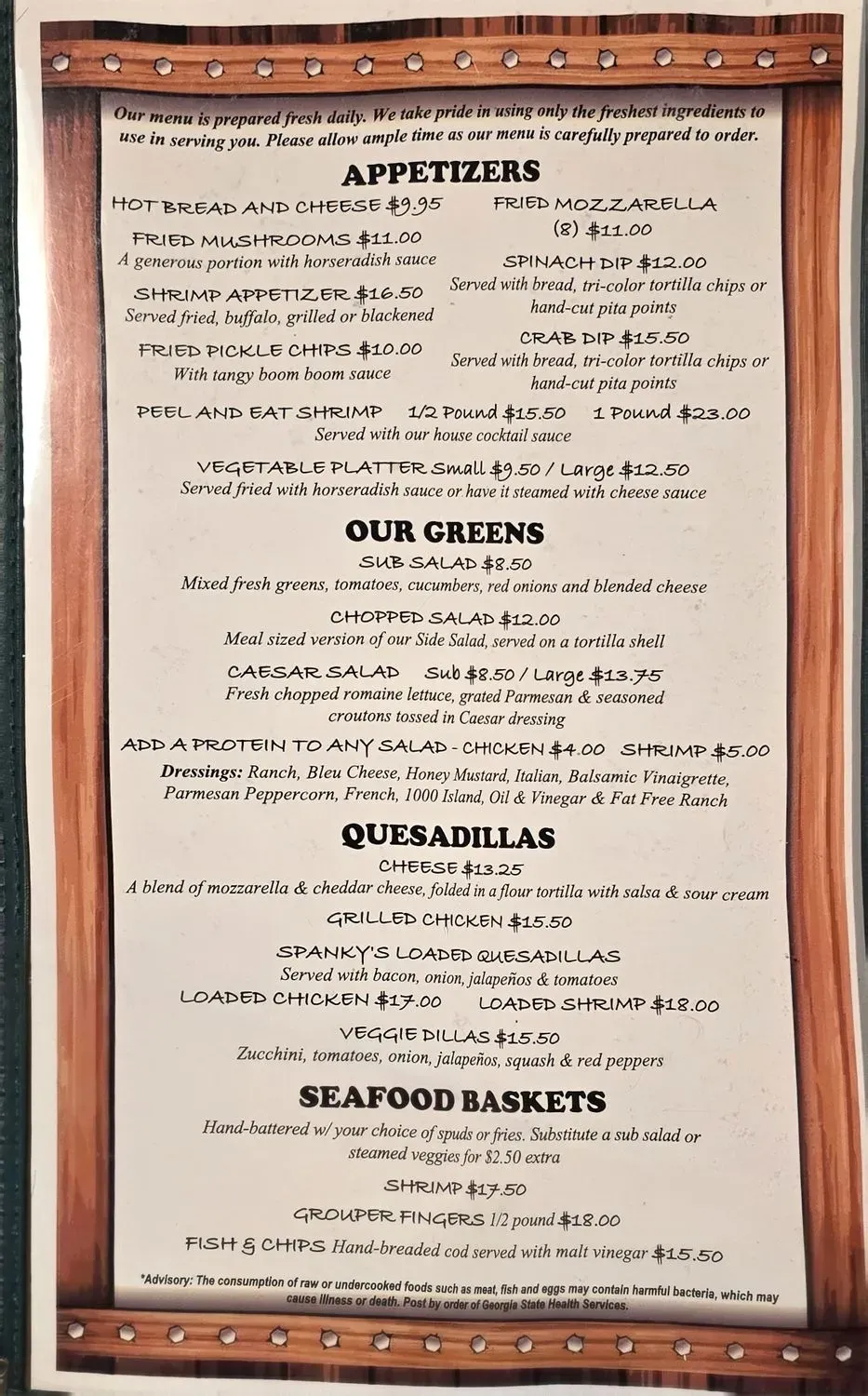 Menu 4