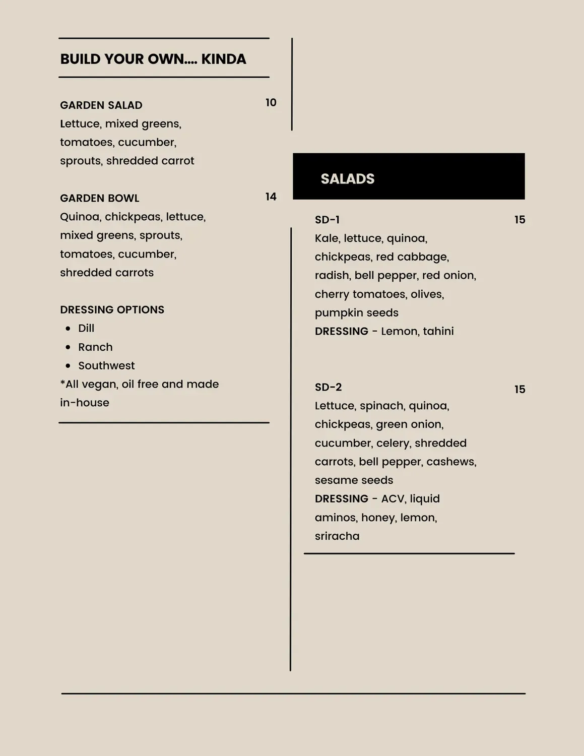 Menu 2