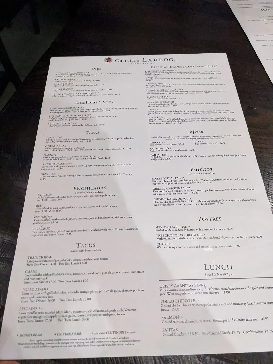 Menu 4