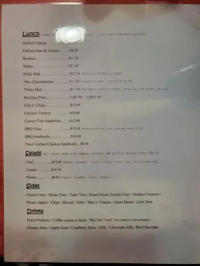 Menu 2