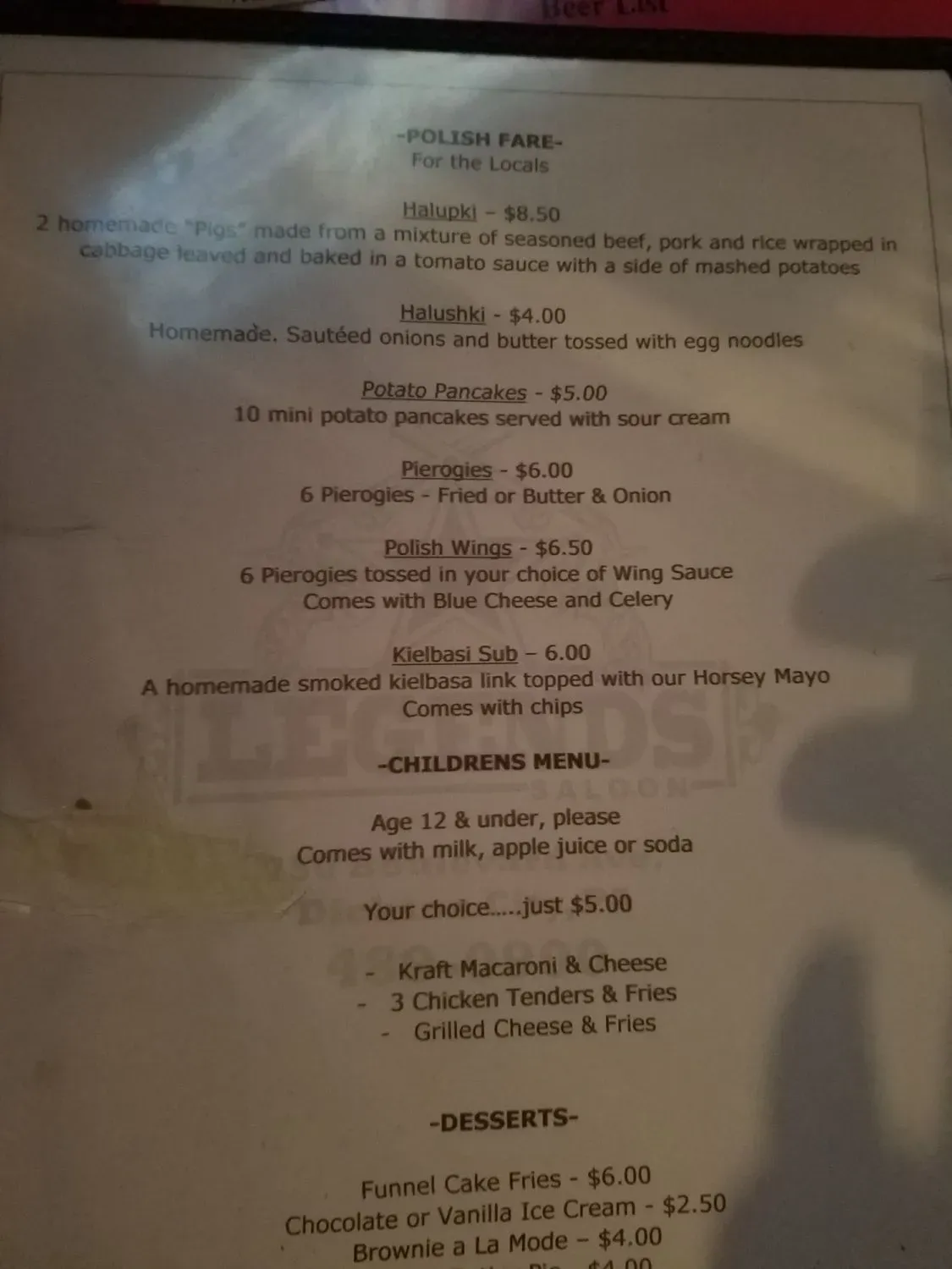 Menu 3