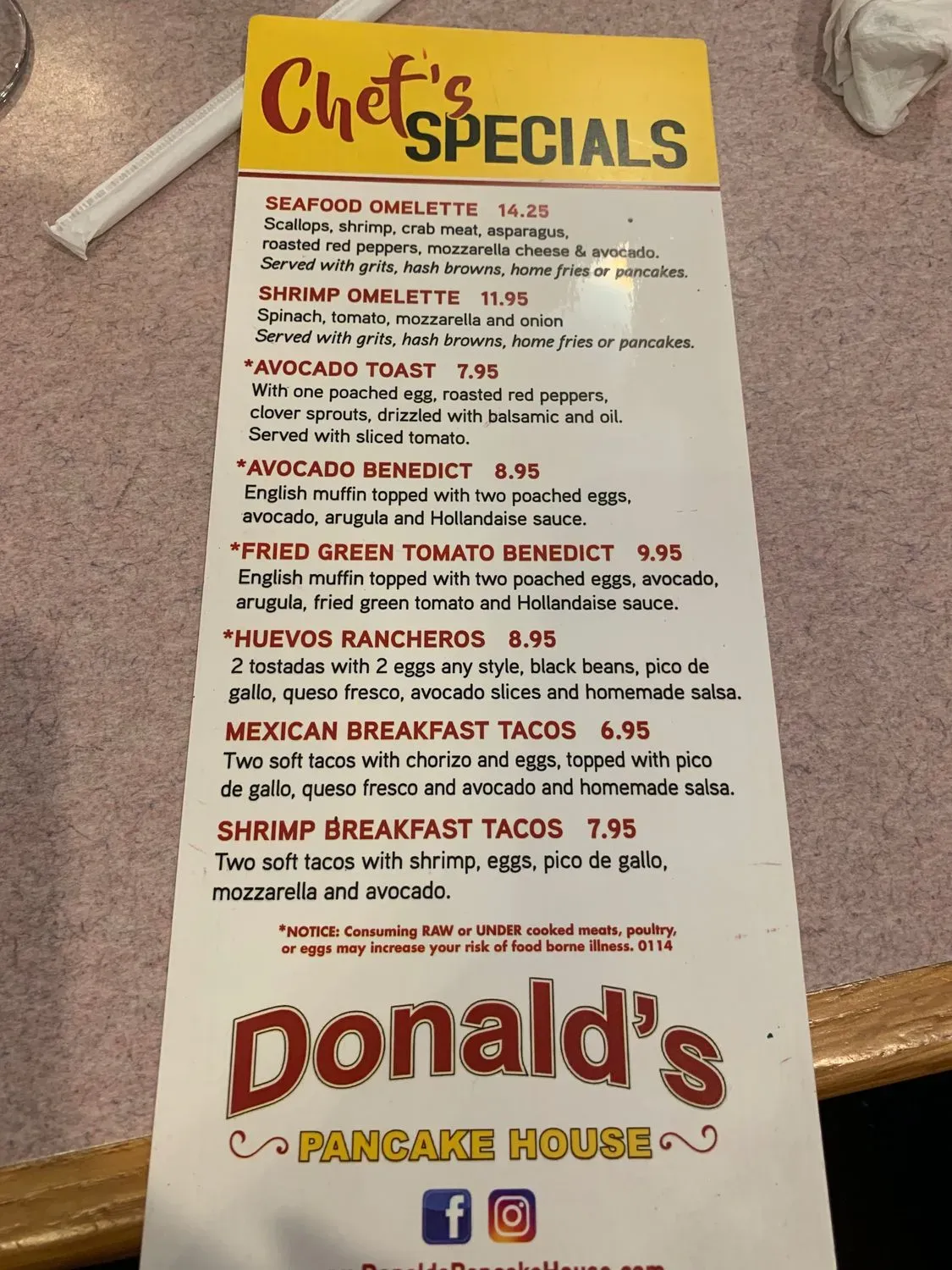 Menu 5