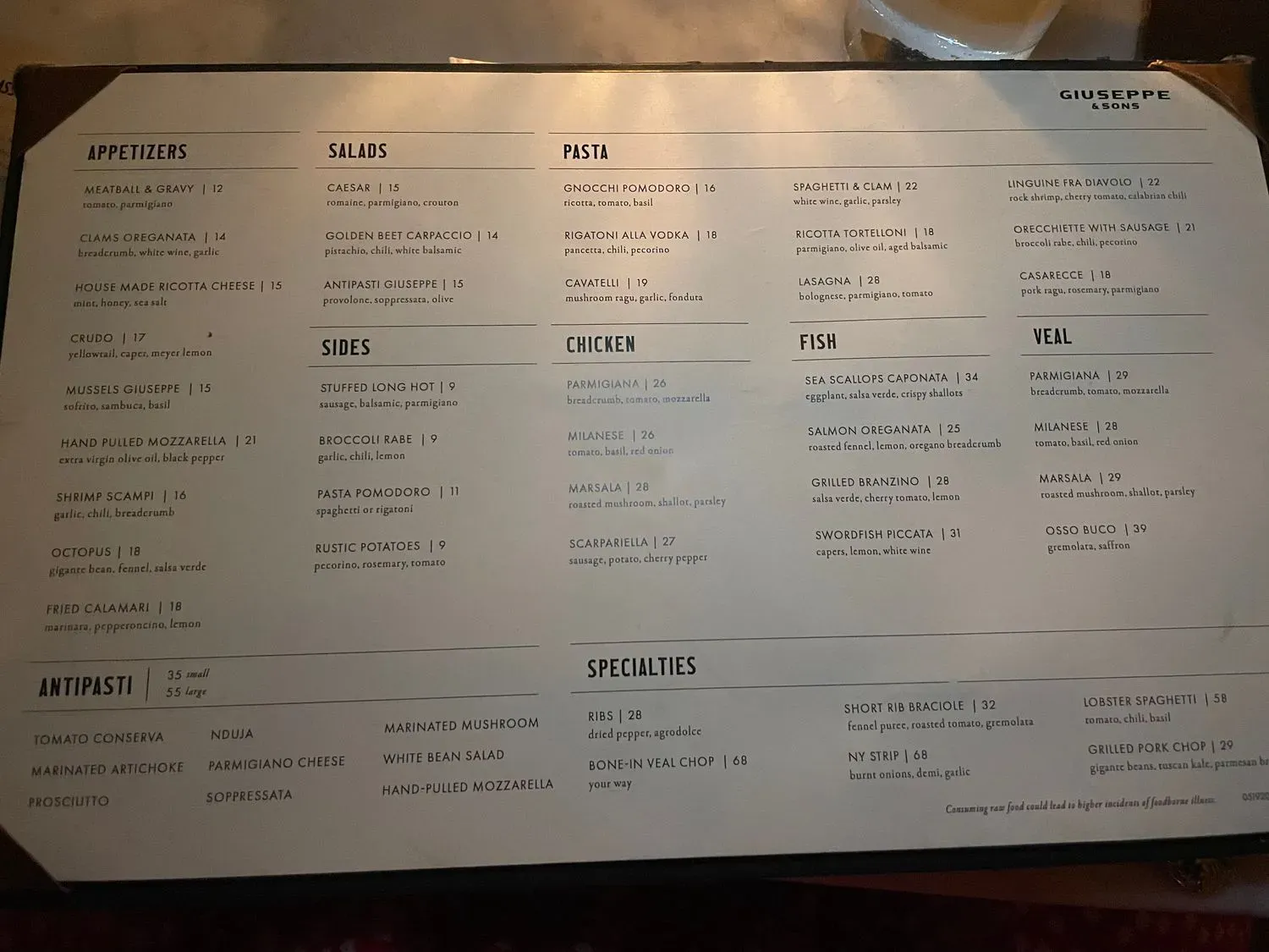 Menu 4